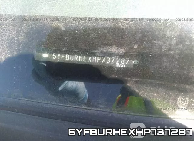 5YFBURHEXHP737287 фото 10