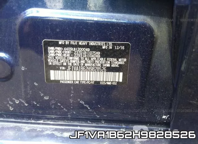 JF1VA1B62H9828526 фото 10