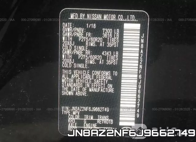 JN8AZ2NF6J9662749 фото 10