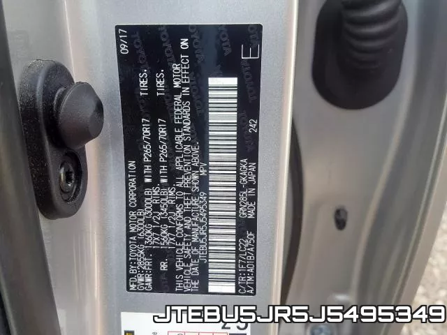 JTEBU5JR5J5495349 фото 2