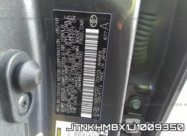 JTNKHMBX1J1009350 фото 10
