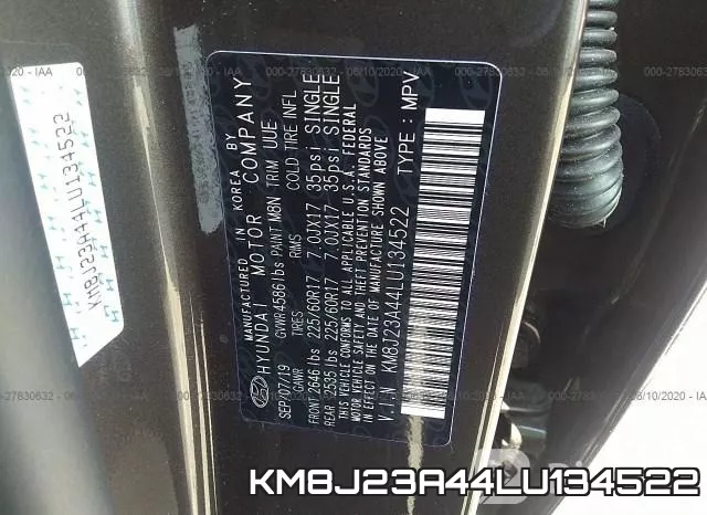 KM8J23A44LU134522 фото 10