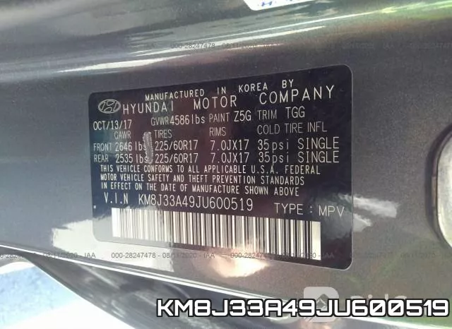 KM8J33A49JU600519 фото 10