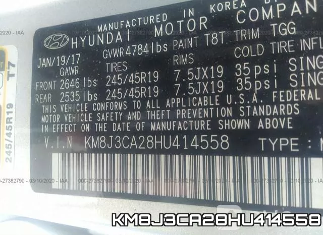 KM8J3CA28HU414558 фото 10