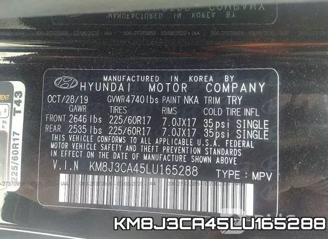 KM8J3CA45LU165288 фото 10
