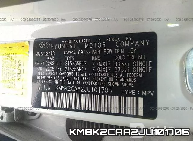 KM8K2CAA2JU101705 фото 10