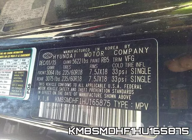KM8SMDHF1HU165875 фото 9