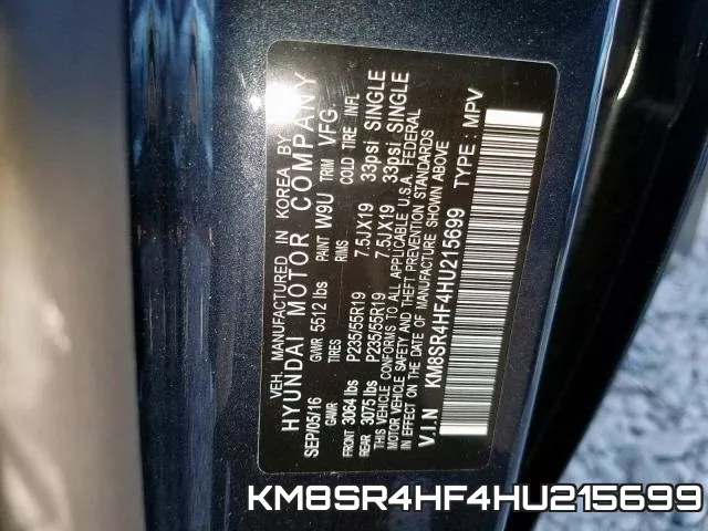 KM8SR4HF4HU215699 фото 2