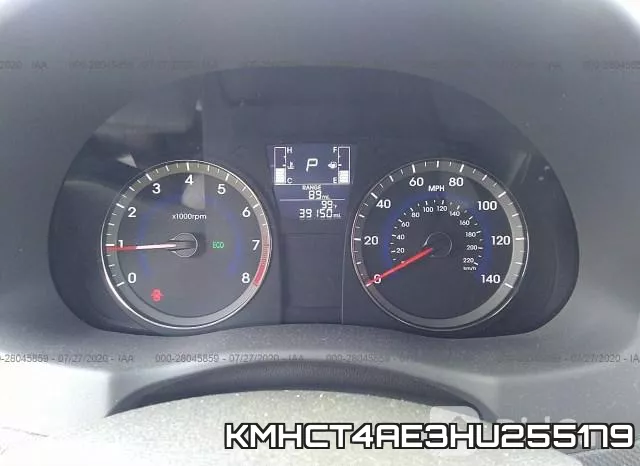 KMHCT4AE3HU255179 фото 8
