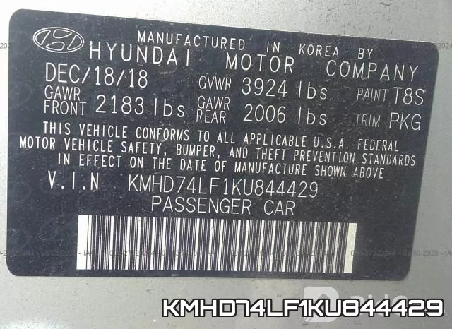 KMHD74LF1KU844429 фото 10