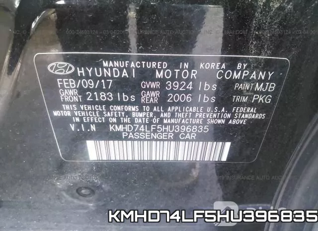 KMHD74LF5HU396835 фото 10