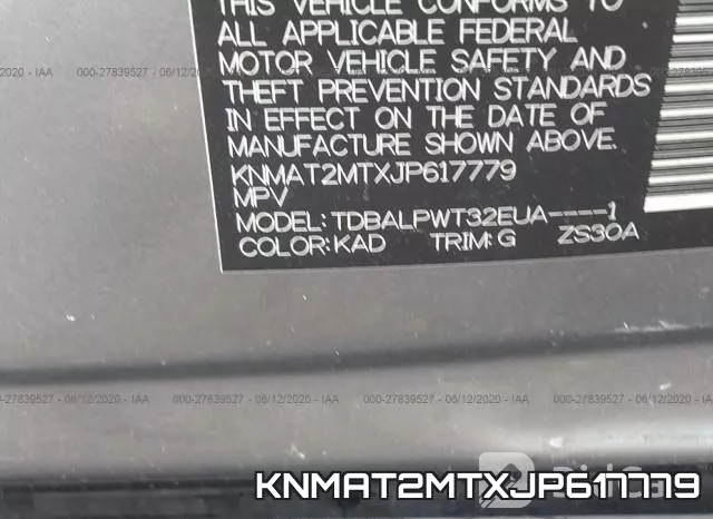 KNMAT2MTXJP617779 фото 10