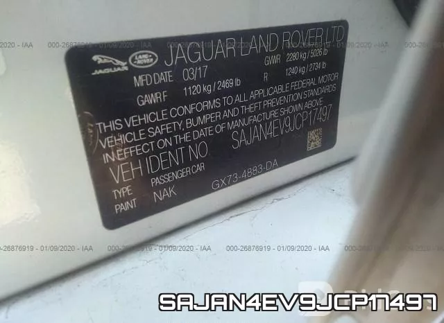 SAJAN4EV9JCP17497 фото 10
