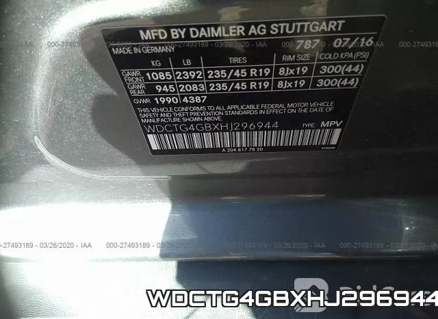 WDCTG4GBXHJ296944 фото 10