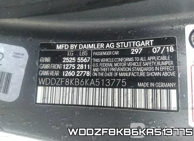 WDDZF8KB6KA513775 фото 10