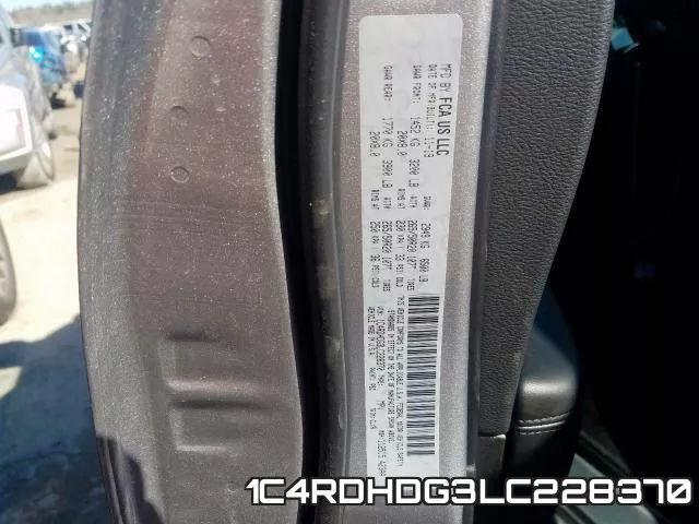 1C4RDHDG3LC228370 фото 2