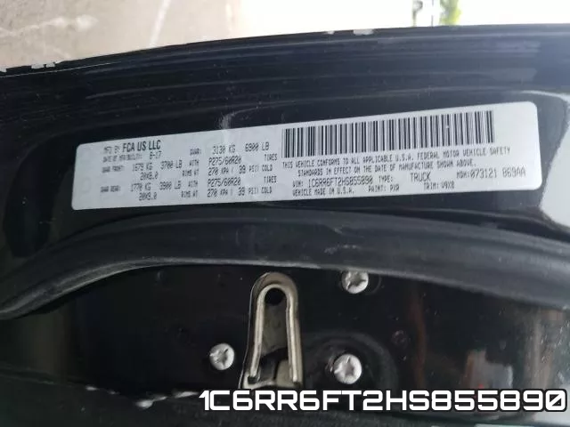 1C6RR6FT2HS855890 фото 2