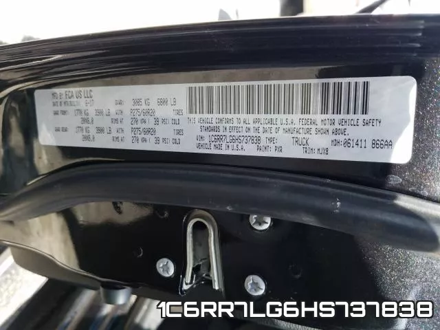 1C6RR7LG6HS737838 фото 2