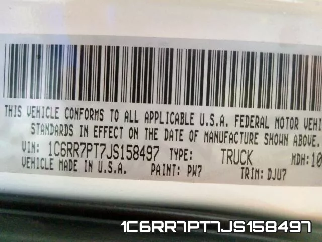 1C6RR7PT7JS158497 фото 2