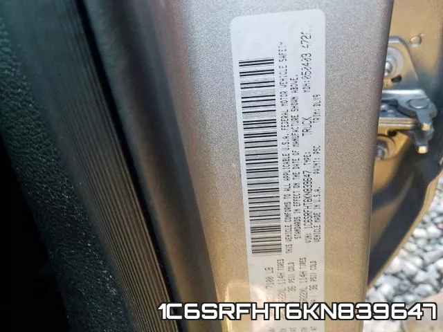 1C6SRFHT6KN839647 фото 2