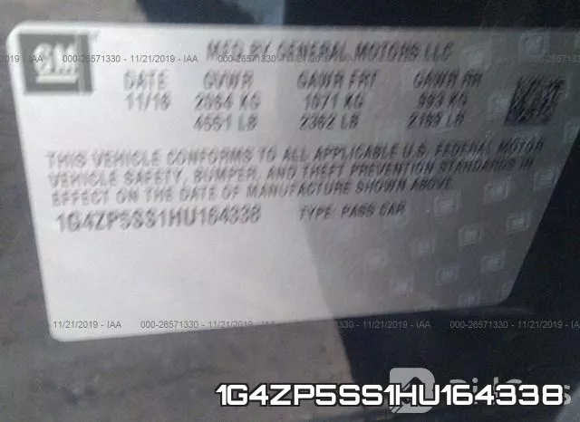 1G4ZP5SS1HU164338 фото 10