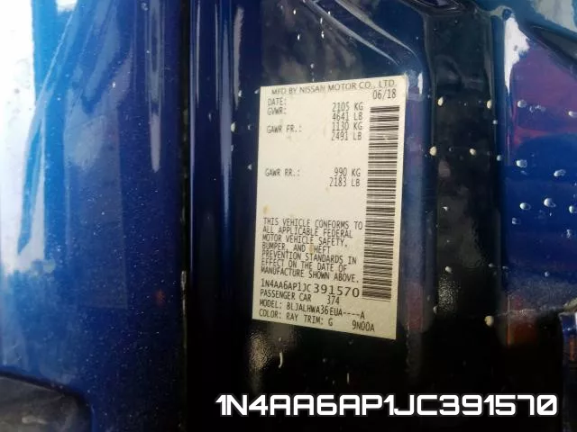 1N4AA6AP1JC391570 фото 2