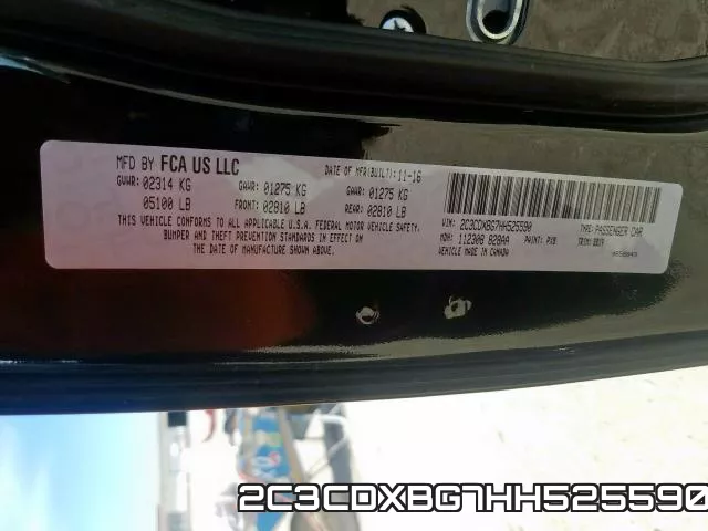 2C3CDXBG7HH525590 фото 2