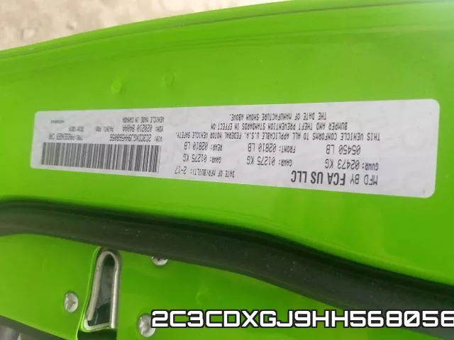 2C3CDXGJ9HH568056 фото 2