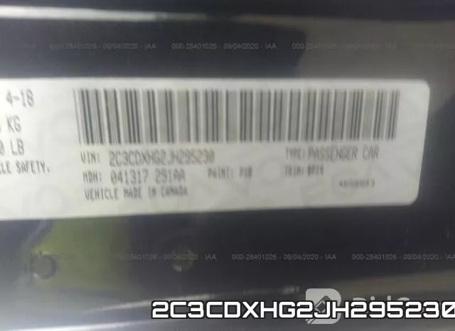 2C3CDXHG2JH295230 фото 10