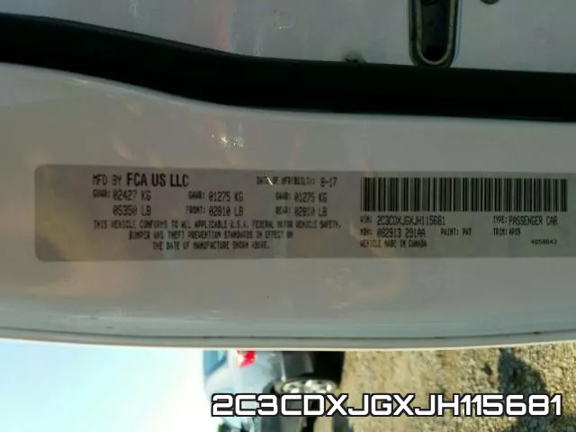 2C3CDXJGXJH115681 фото 2