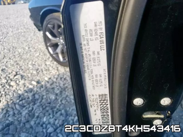 2C3CDZBT4KH543416 фото 2