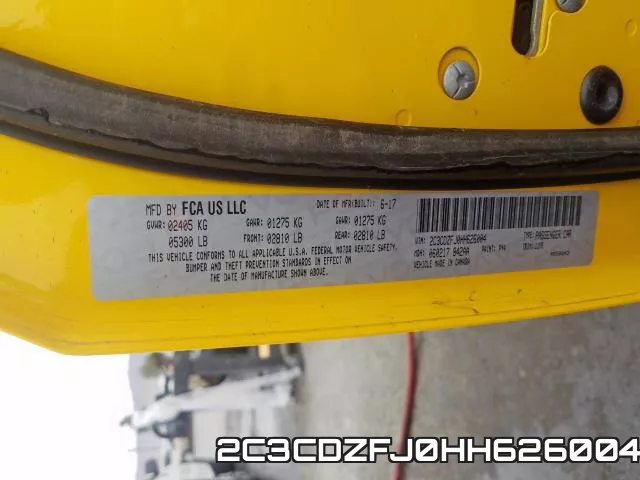 2C3CDZFJ0HH626004 фото 2
