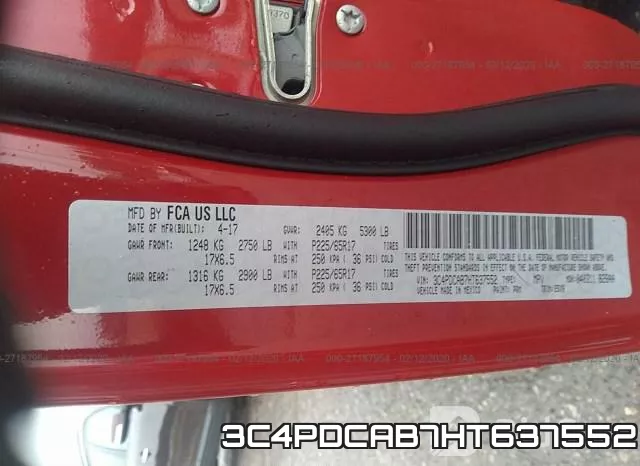 3C4PDCAB7HT637552 фото 10