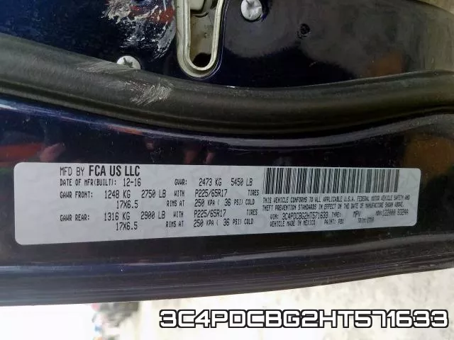 3C4PDCBG2HT571633 фото 2