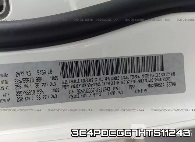 3C4PDCGG7HT511243 фото 10