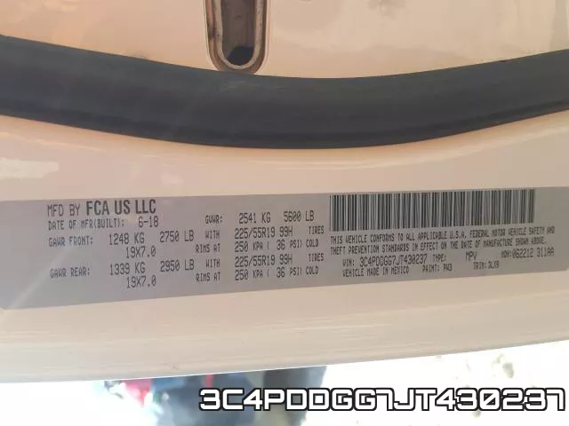 3C4PDDGG7JT430237 фото 2