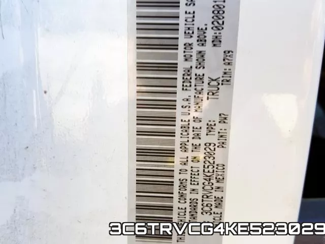 3C6TRVCG4KE523029 фото 2