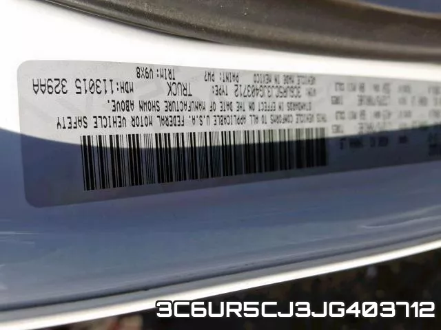 3C6UR5CJ3JG403712 фото 2