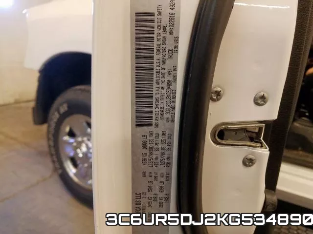 3C6UR5DJ2KG534890 фото 2