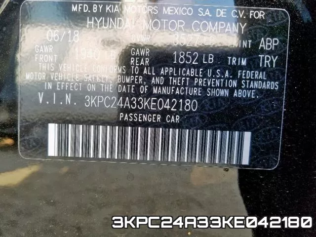 3KPC24A33KE042180 фото 2