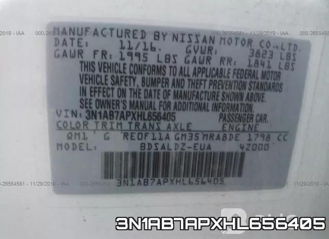 3N1AB7APXHL656405 фото 10