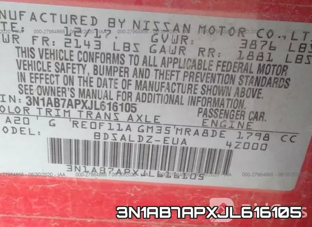 3N1AB7APXJL616105 фото 10