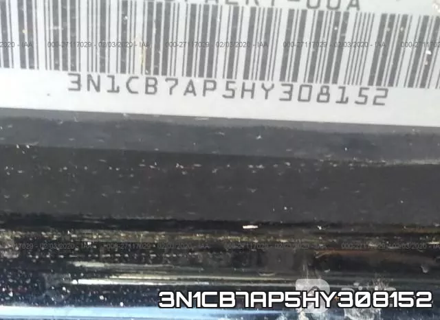 3N1CB7AP5HY308152 фото 10