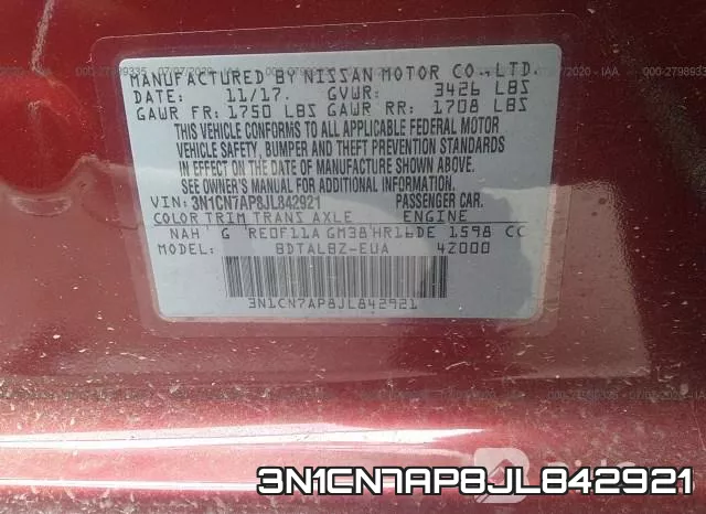 3N1CN7AP8JL842921 фото 10