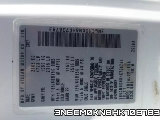 3N6CM0KN8HK708783 фото 2