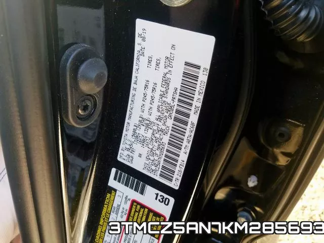 3TMCZ5AN7KM285693 фото 2