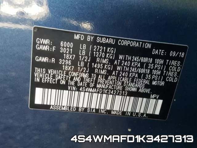 4S4WMAFD1K3427313 фото 2