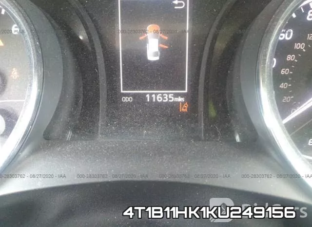 4T1B11HK1KU249156 фото 8