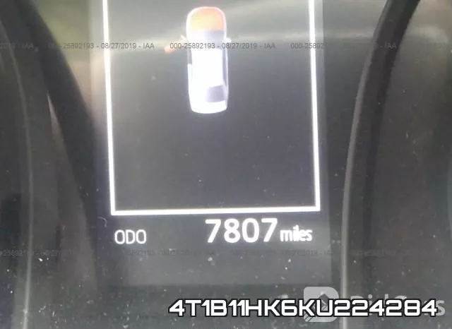4T1B11HK6KU224284 фото 8
