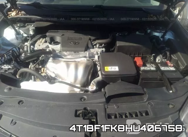 4T1BF1FK8HU406758 фото 2